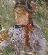 Berthe Morisot Detail of  The woman and children are in the park china oil painting artist